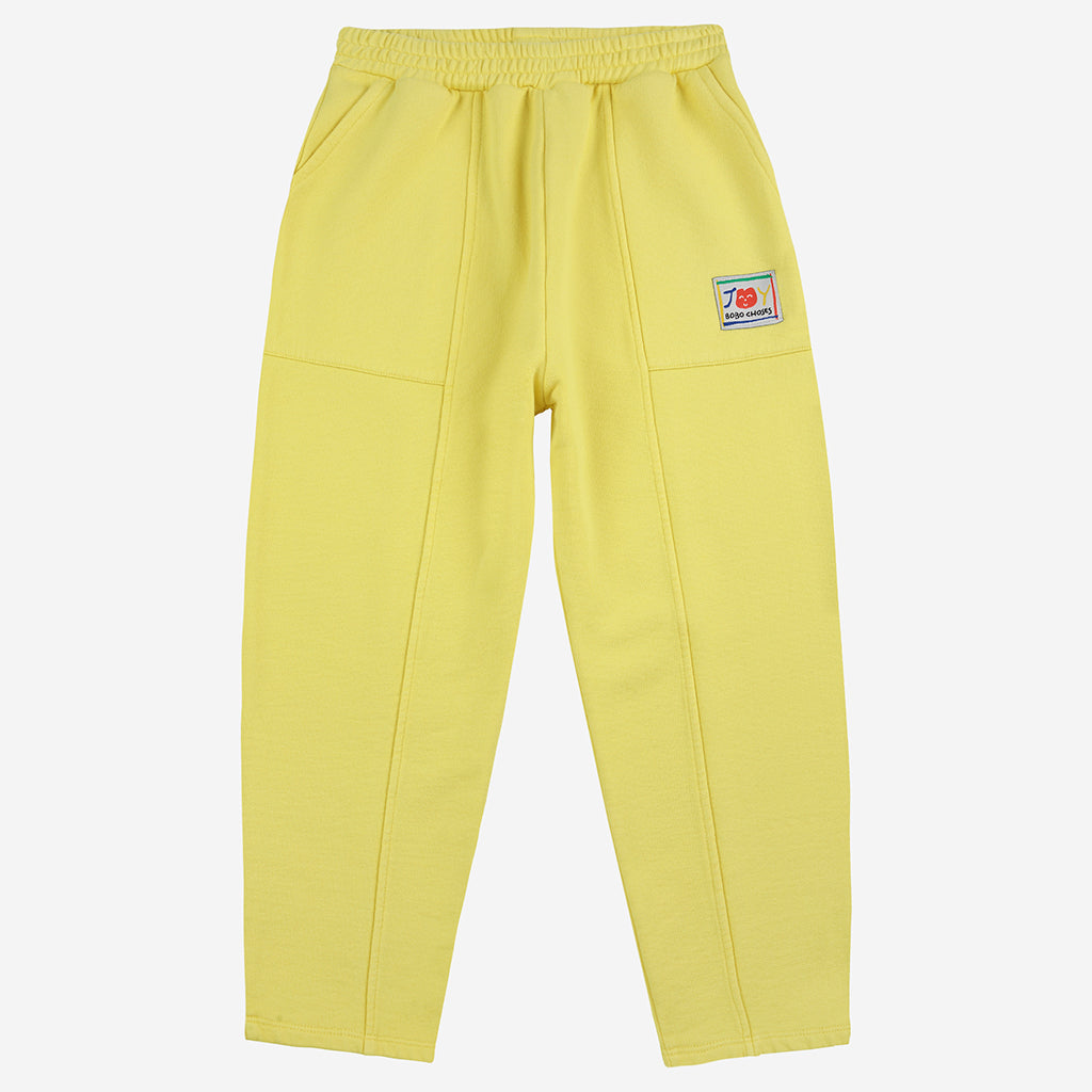 Bobo Choses Child Smiling Sweatpants Yellow