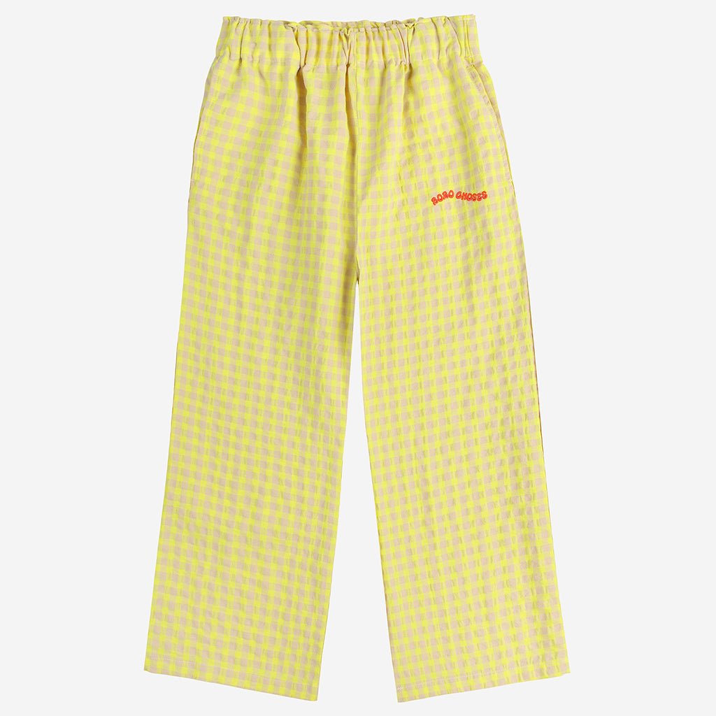 Bobo Choses Child Vichy Pants Yellow