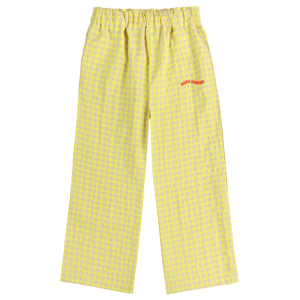 Bobo Choses Child Vichy Pants Yellow