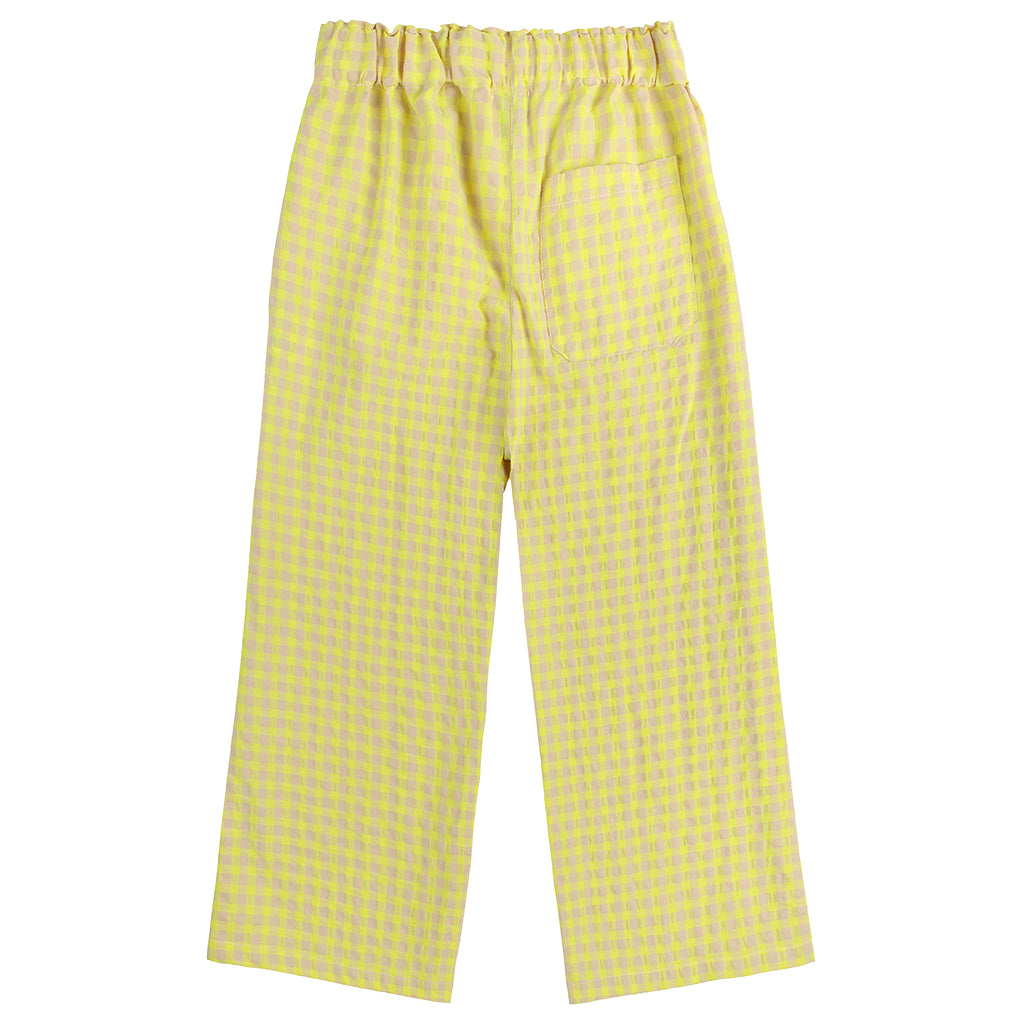 Bobo Choses Child Vichy Pants Yellow