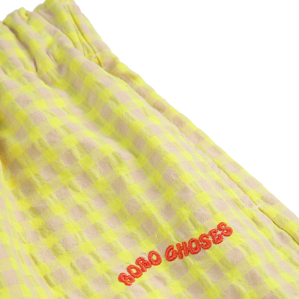 Bobo Choses Child Vichy Pants Yellow