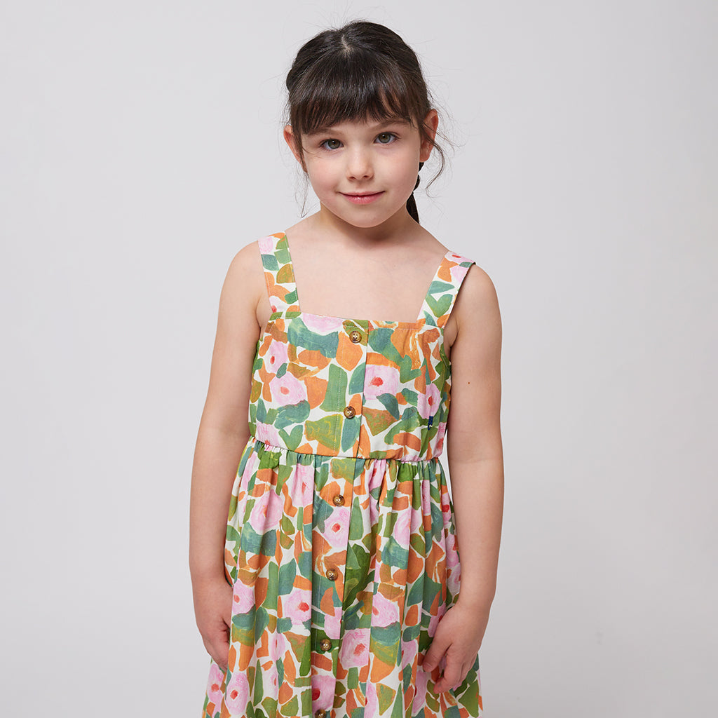 Bobo Choses Child Floral Strap Dress Multicolour