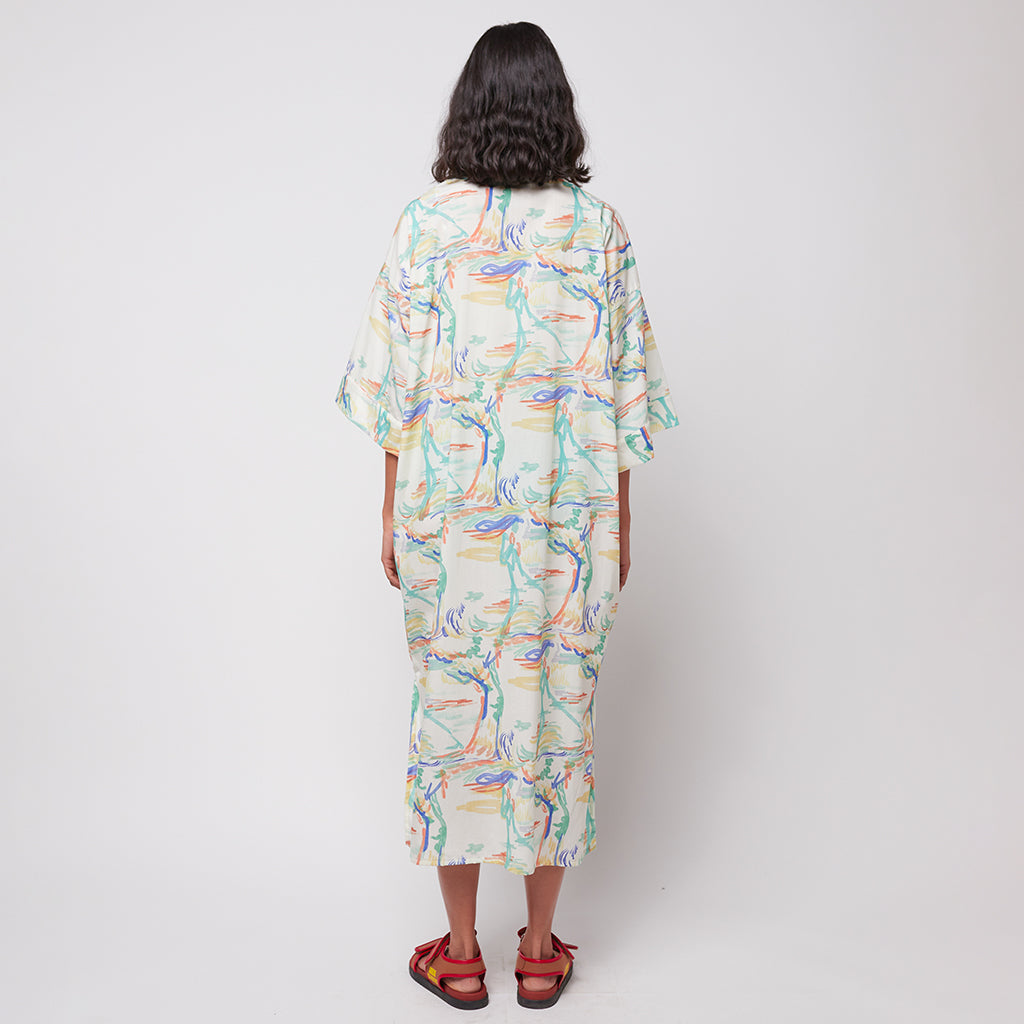 Bobo Choses Woman Spring Landscape Kimono Multicolour