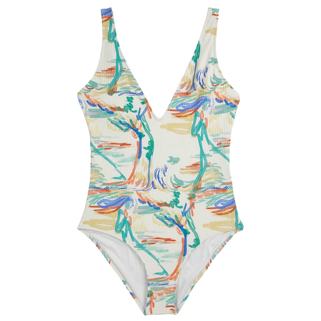 Bobo Choses Woman Spring Landscape Print Swimsuit Multicolour