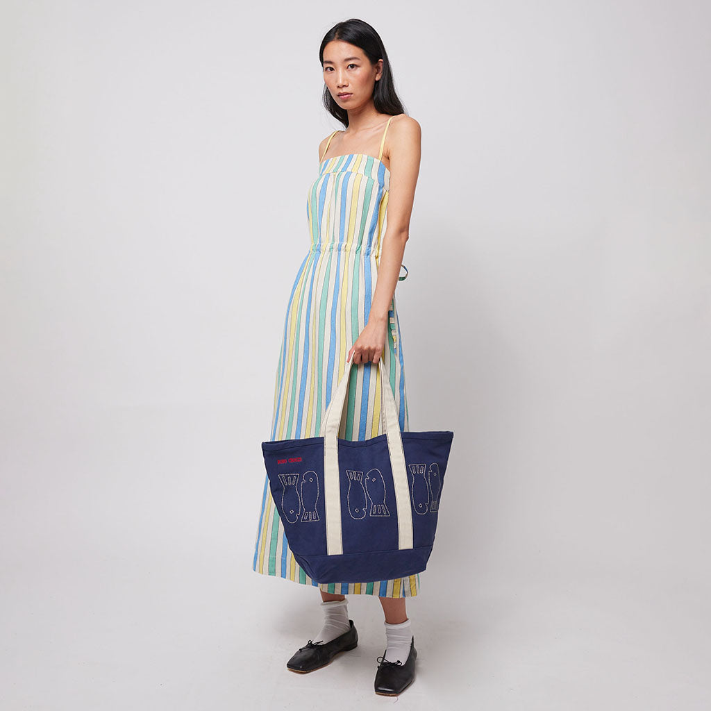Bobo Choses Woman Striped Dress Multicolour