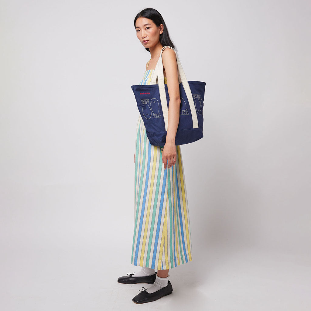 Bobo Choses Woman Striped Dress Multicolour