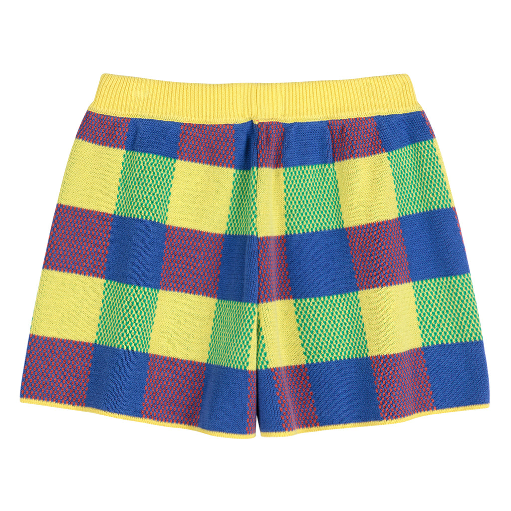 Bobo Choses Woman Vichy Knit Shorts Multicolour