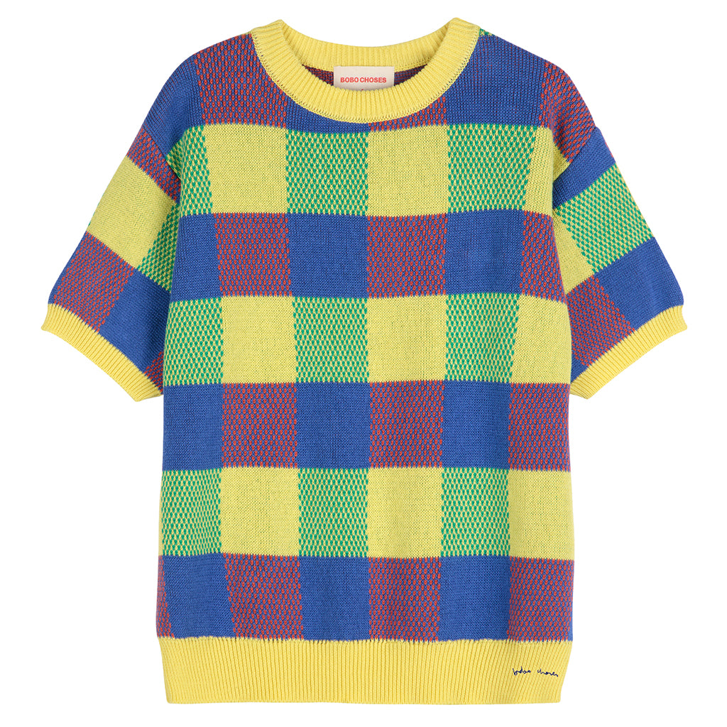 Bobo Choses Woman Vichy Sweater Multicolour