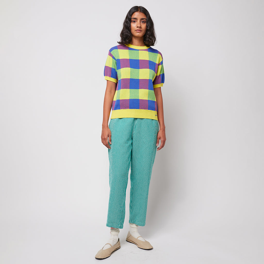 Bobo Choses Woman Vichy Sweater Multicolour