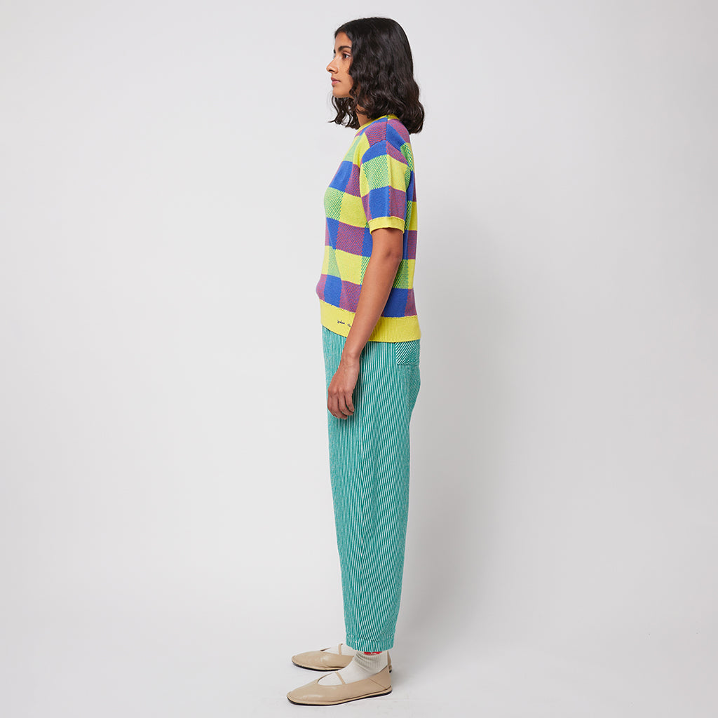 Bobo Choses Woman Vichy Sweater Multicolour