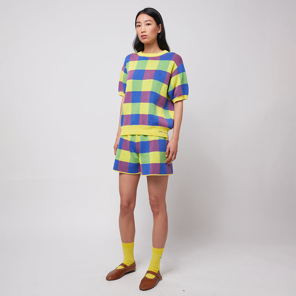 Bobo Choses Woman Vichy Sweater Multicolour