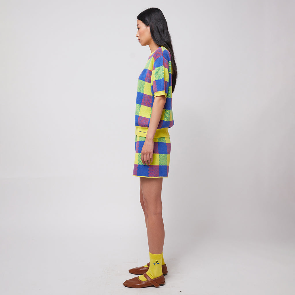 Bobo Choses Woman Vichy Sweater Multicolour