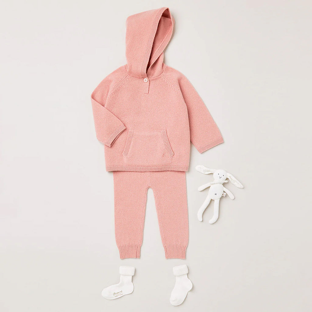 Bonpoint Baby Cashmere Leggings Faded Pink