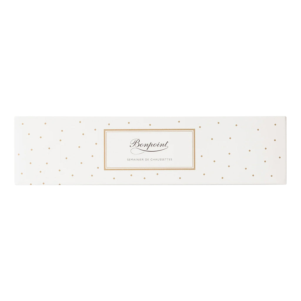 Bonpoint Baby Set Of 7 Socks Faded Pink