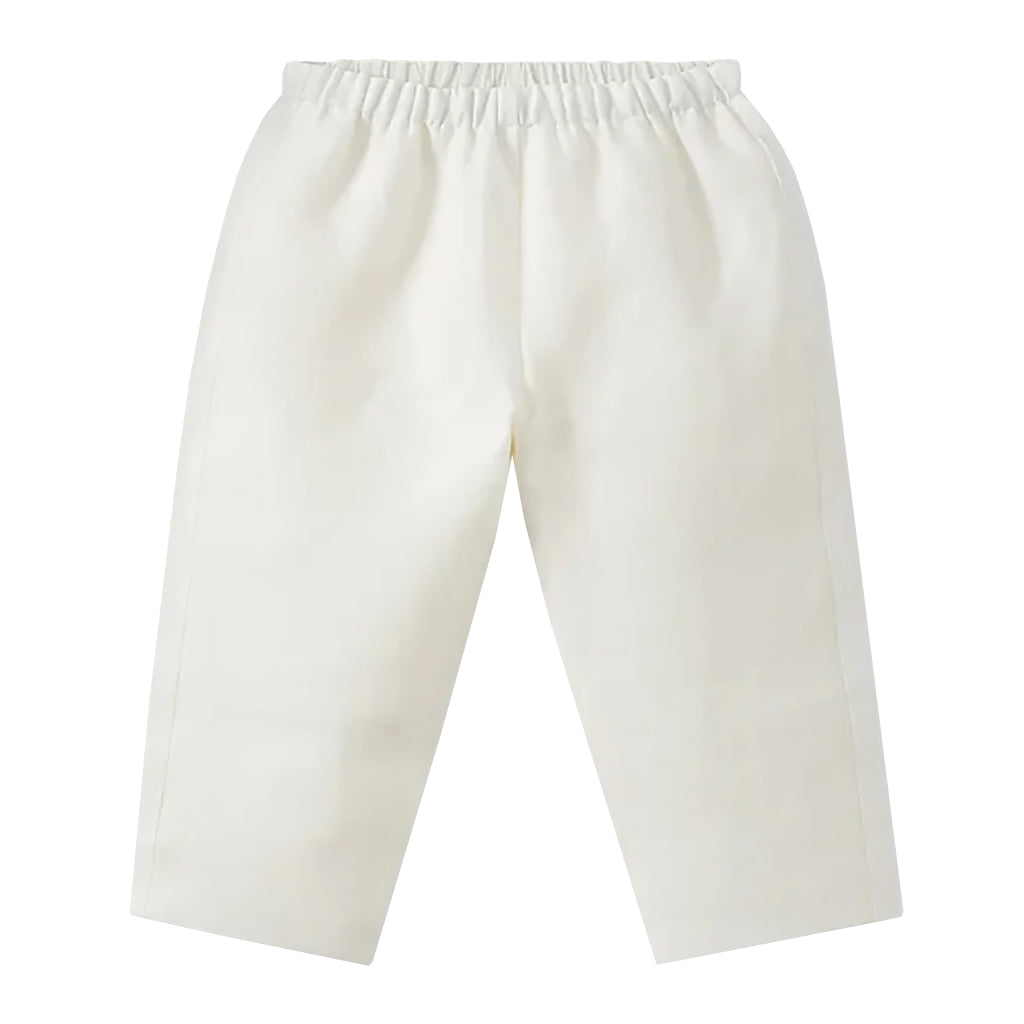 Bonpoint Baby Dandy Pants Milk White
