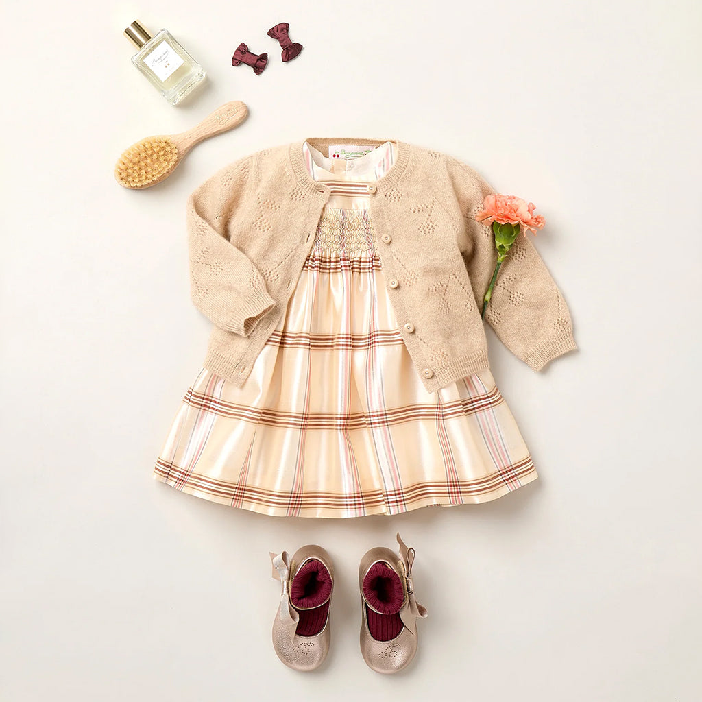 Bonpoint Baby Jain Shoes Pink Gold