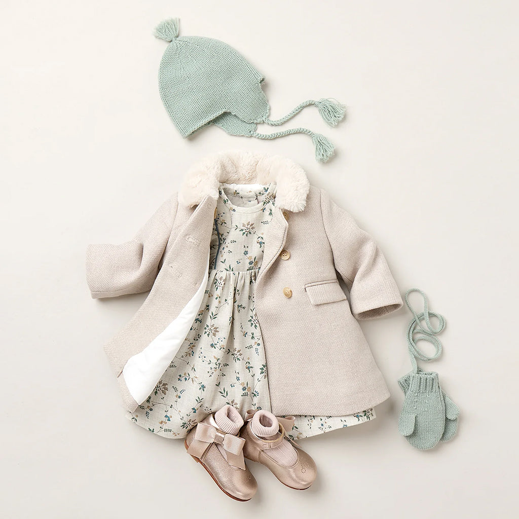 Bonpoint Baby Jain Shoes Pink Gold