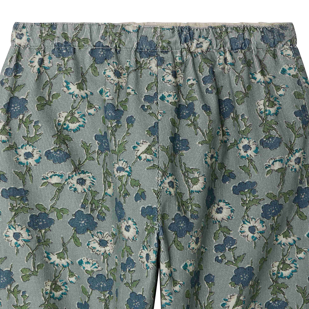 Bonpoint Baby Dandy Pants Verdigris Green Floral Print