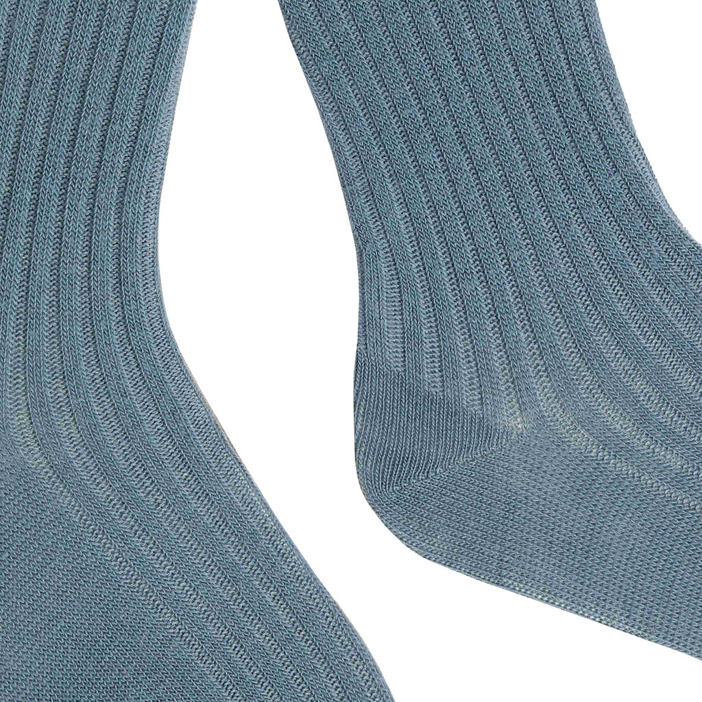 Bonpoint Baby Banny Ribbed Tights Verdigris Blue