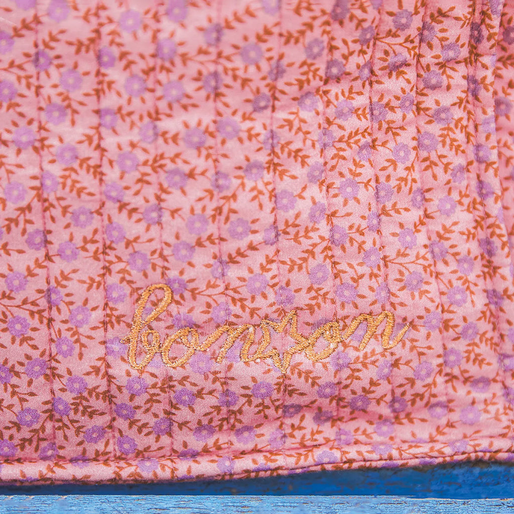 Bonton Child Mia Tote Bag Foulfleur Purple Floral Print