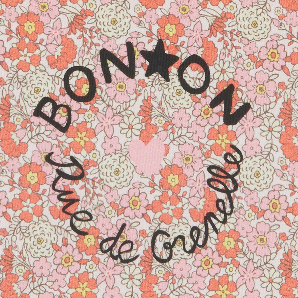 Bonton Child Beth Tote Bag Fleur Vintage Pink