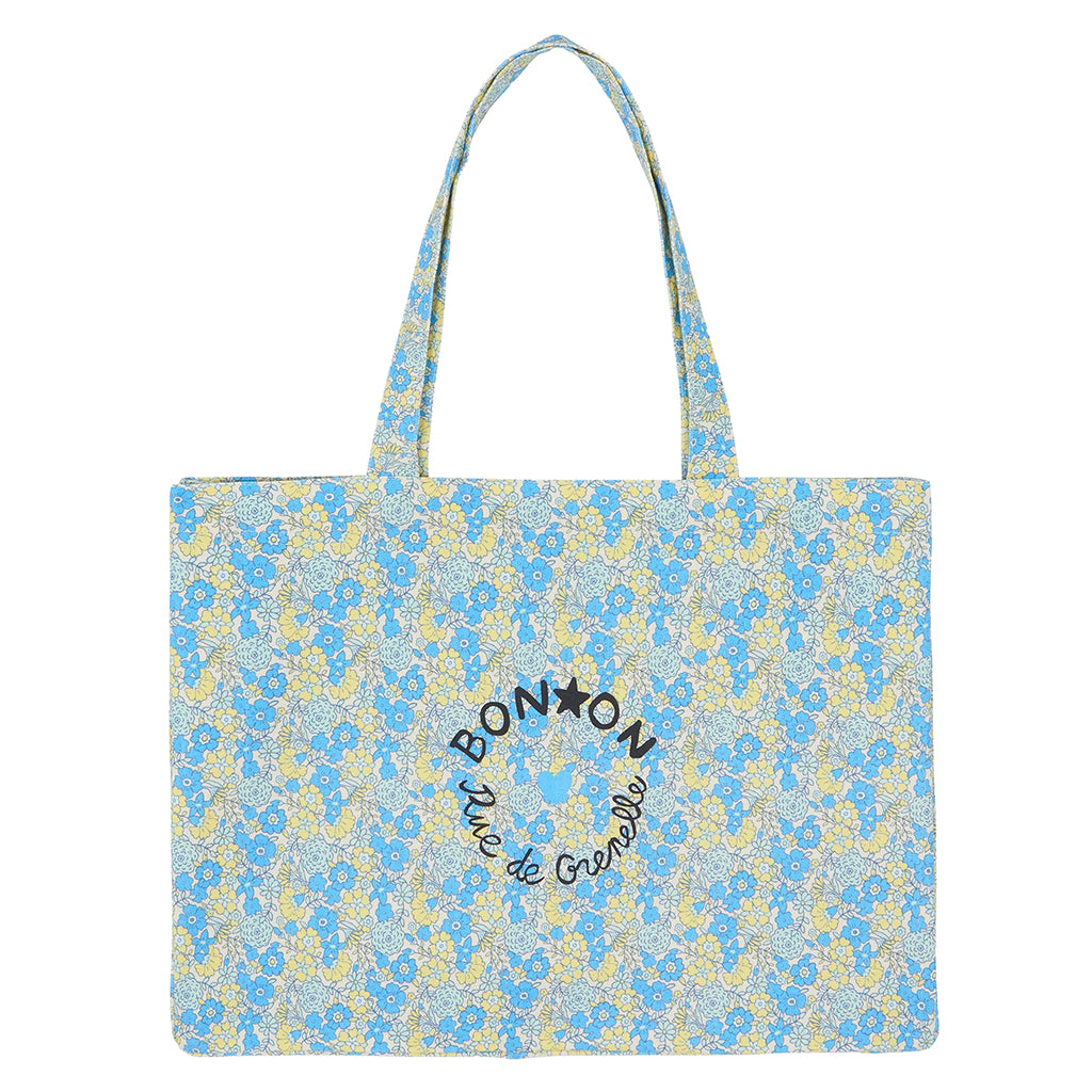 Bonton Child Beth Tote Bag Fleur Vintage Blue