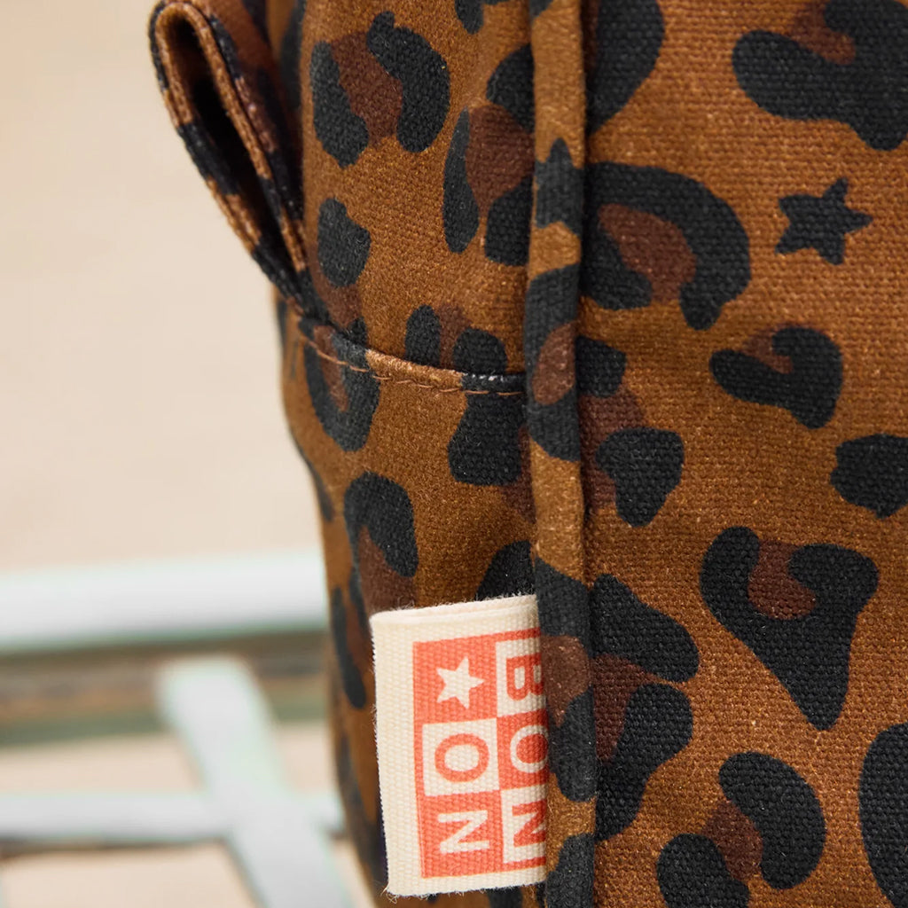 Bonton Child Toiletry Bag Leopard Print Brown