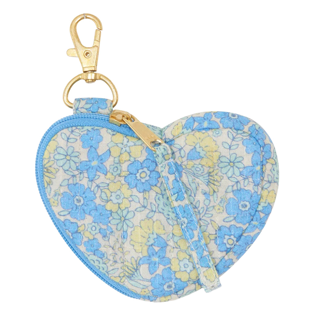 Bonton Child Heart Keychain Fleur Vintage Blue