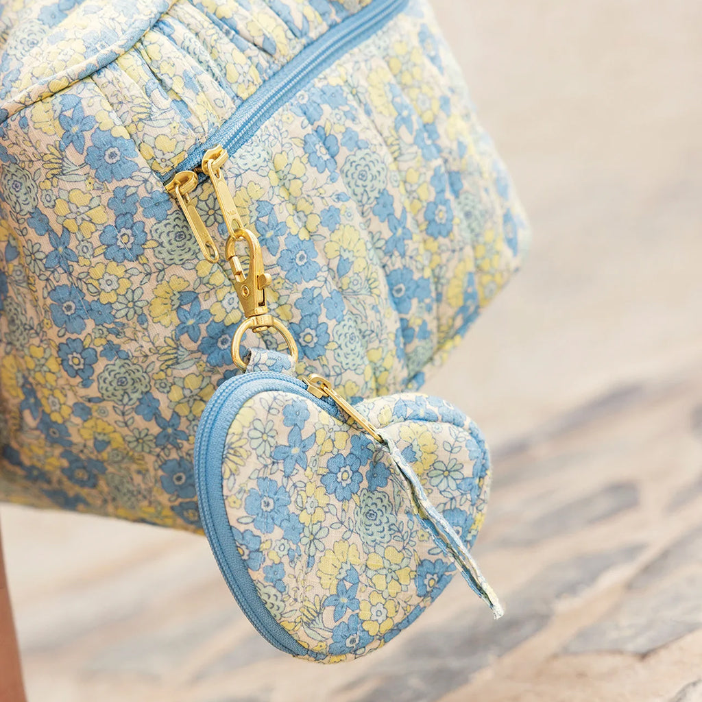 Bonton Child Heart Keychain Fleur Vintage Blue
