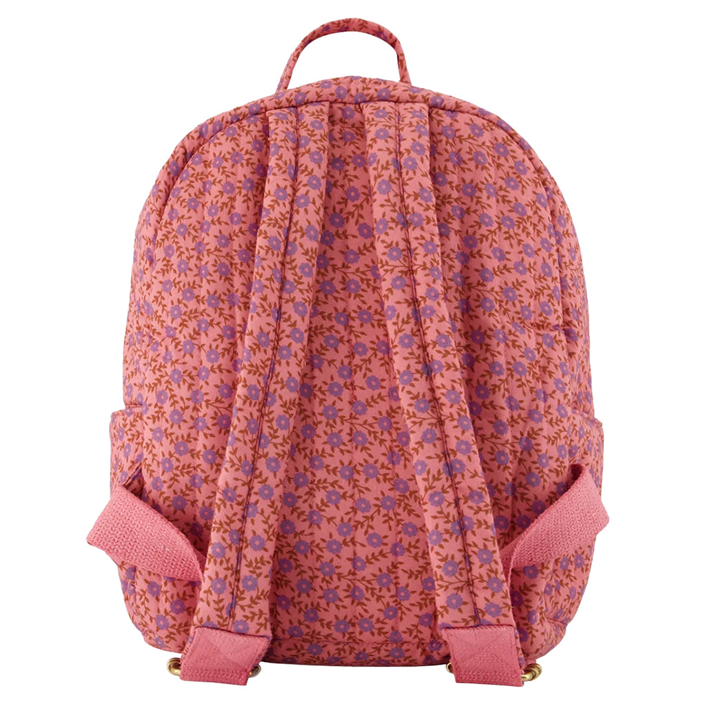 Bonton Child Backpack Foulfleur Purple Floral Print