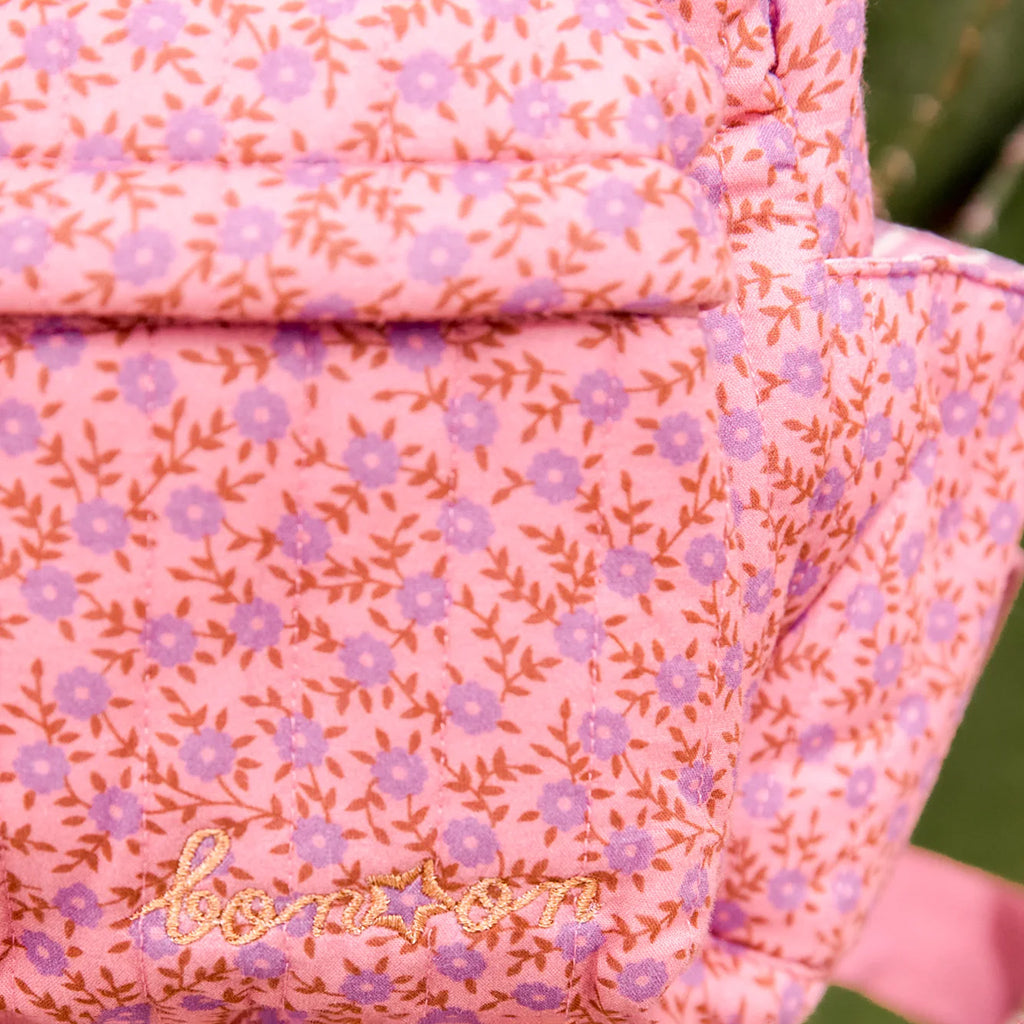 Bonton Child Backpack Foulfleur Purple Floral Print