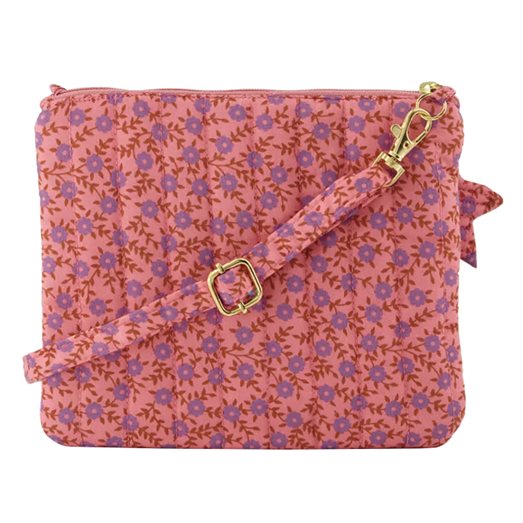 Bonton Child Telma Shoulder Bag Foulfleur Purple Floral Print