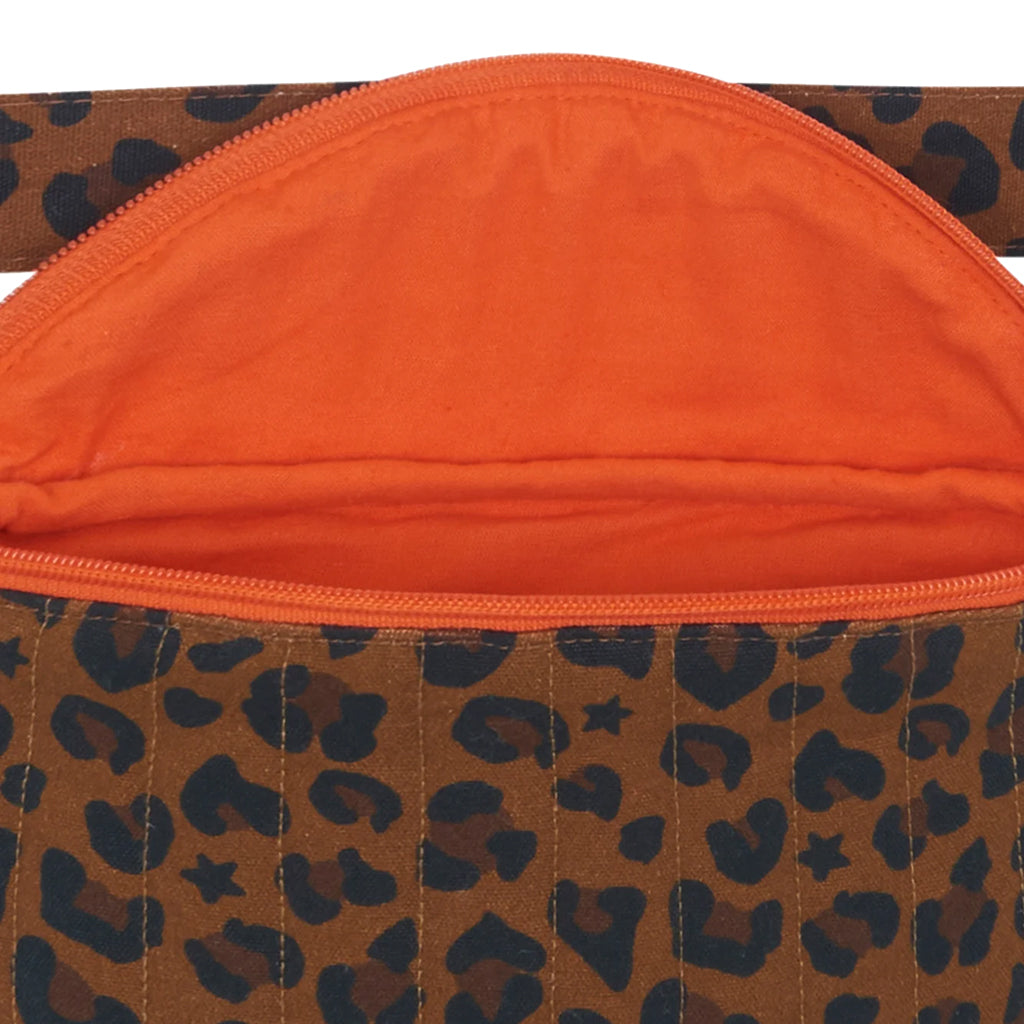 Bonton Child Bum Bag Leopard Print Brown