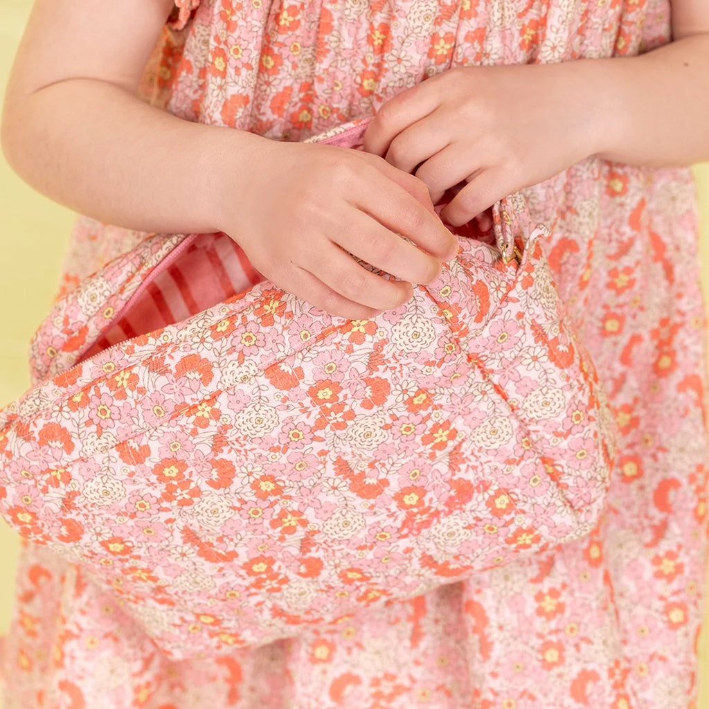 Bonton Child Toiletry Bag Fleur Vintage Pink