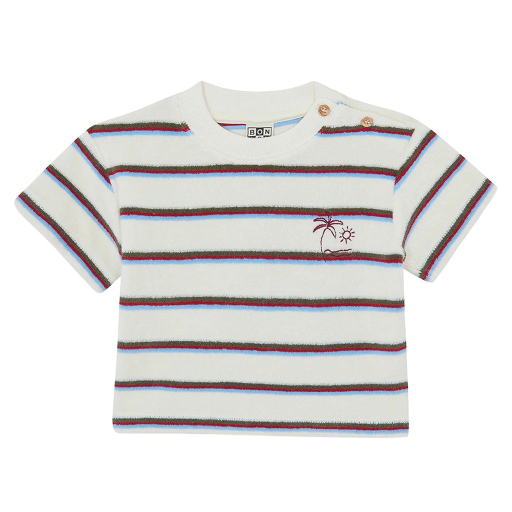 Bonton Baby Livo T-shirt Viva White Stripes