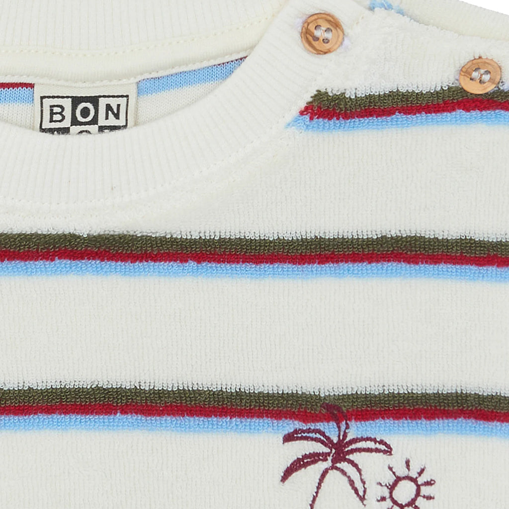Bonton Baby Livo T-shirt Viva White Stripes