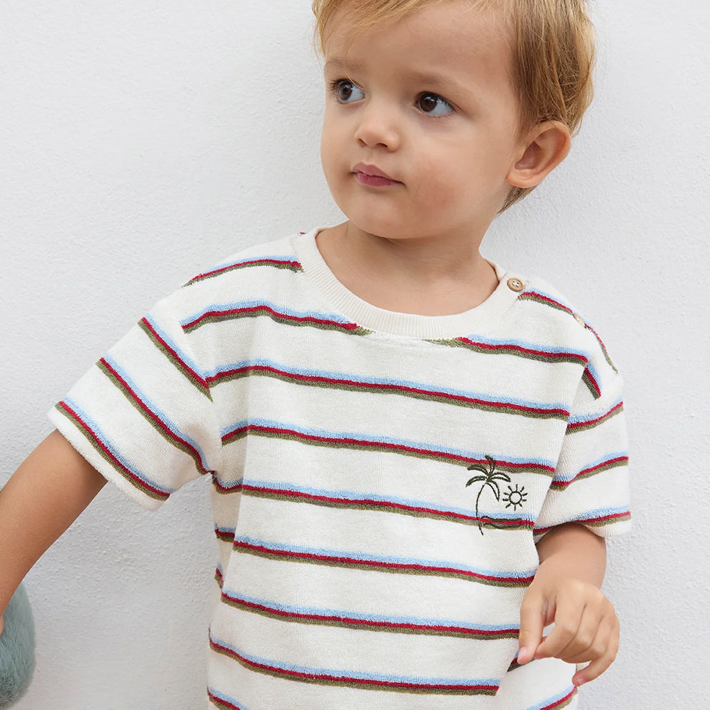 Bonton Baby Livo T-shirt Viva White Stripes