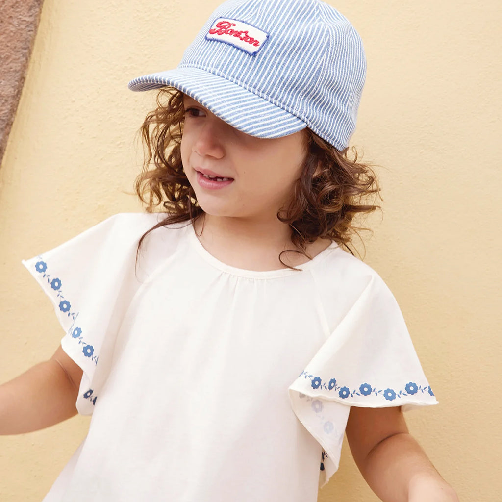 Bonton Child Nimes T-shirt Ecru White