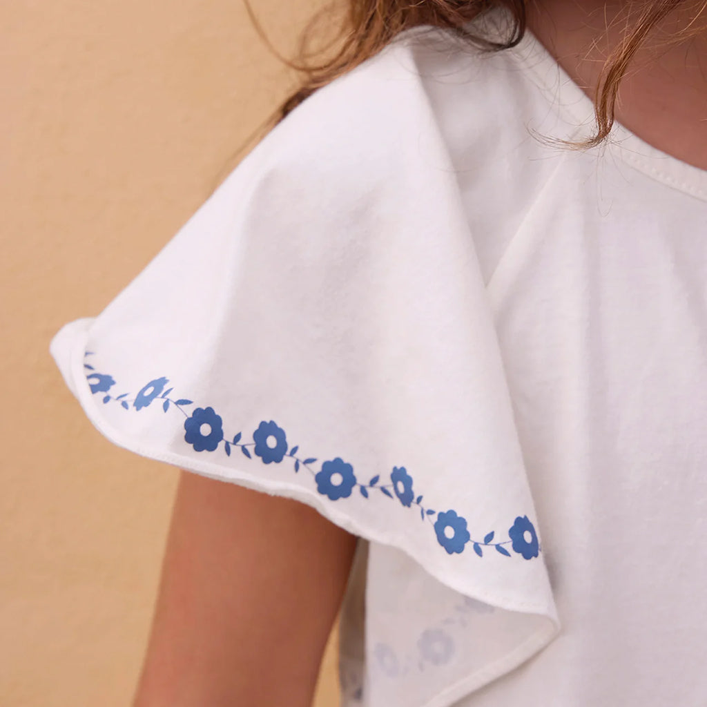 Bonton Child Nimes T-shirt Ecru White