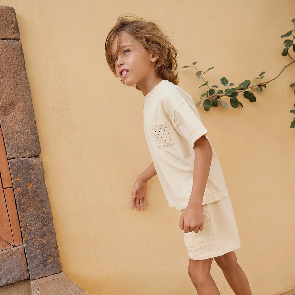 Bonton Child Nixon T-shirt Vanilla Cream