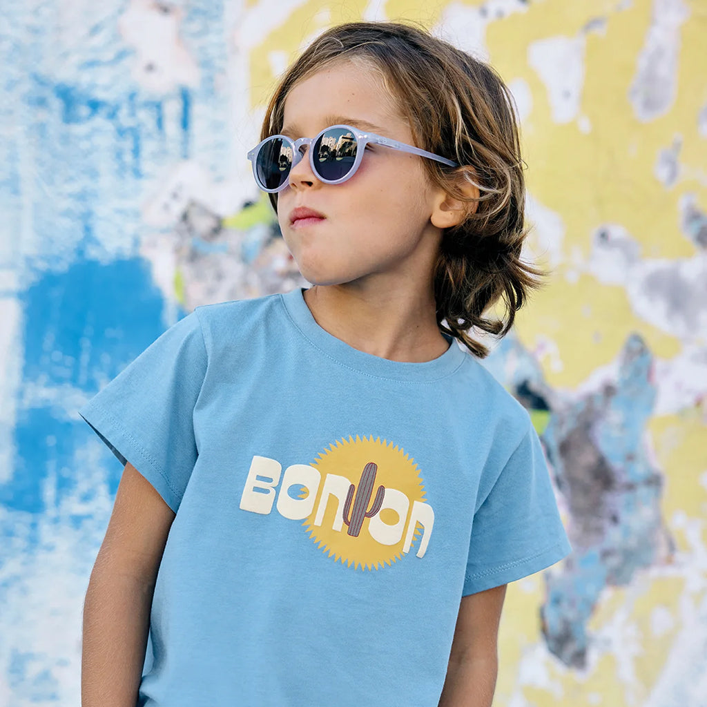 Bonton Child Tubo T-shirt Cactus Print Azul Blue