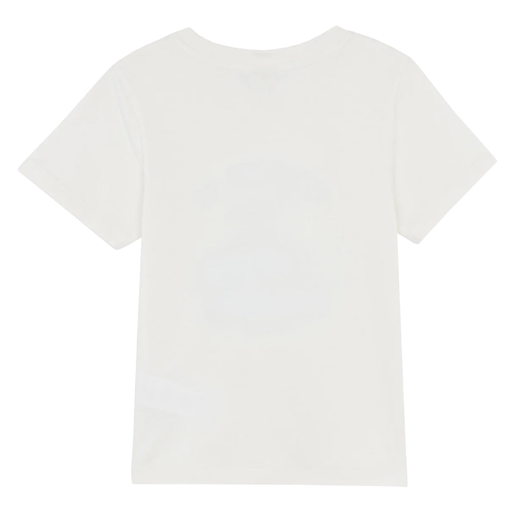 Bonton Child Lodestie T-shirt Paradi Print Ecru White