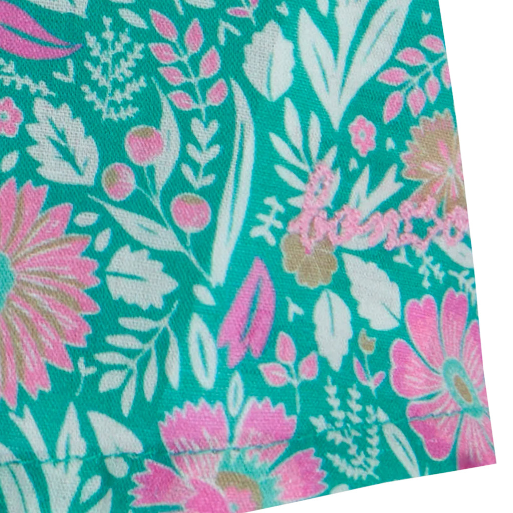 Bonton Baby Aria Blouse Prelude Green Floral Print