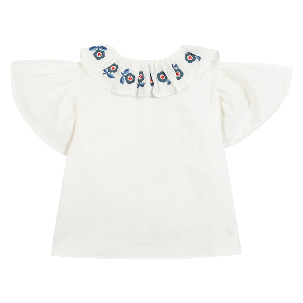 Bonton Child Nancy Blouse Ecru White