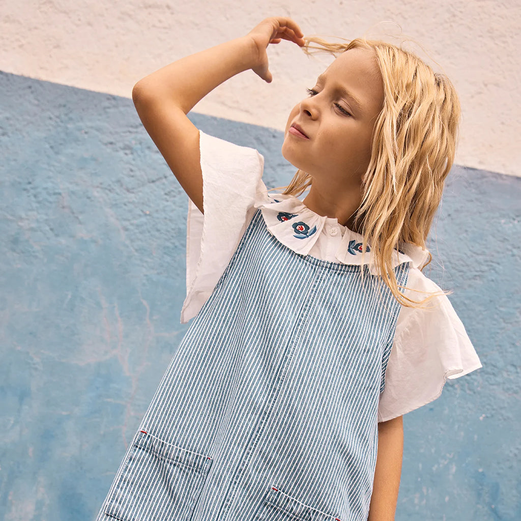 Bonton Child Nancy Blouse Ecru White