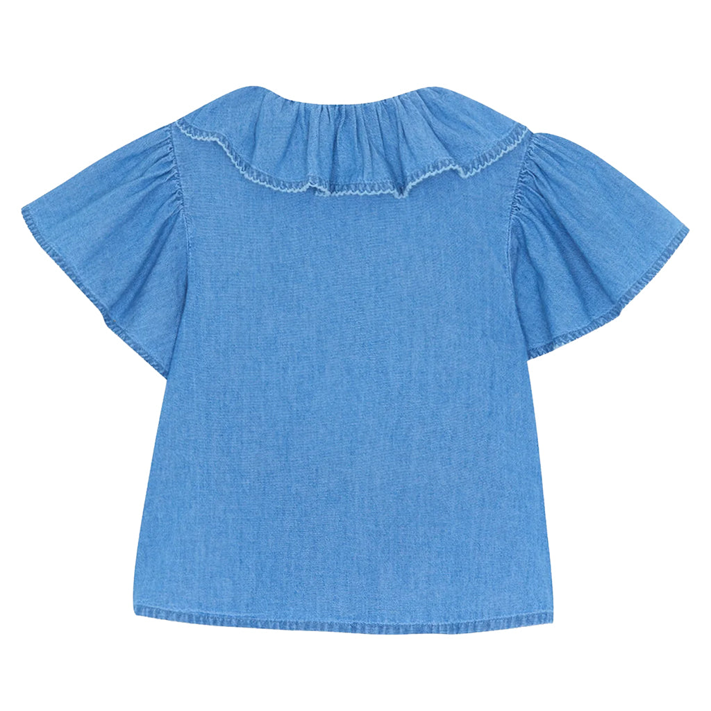 Bonton Child Nancy Blouse Chambray Blue