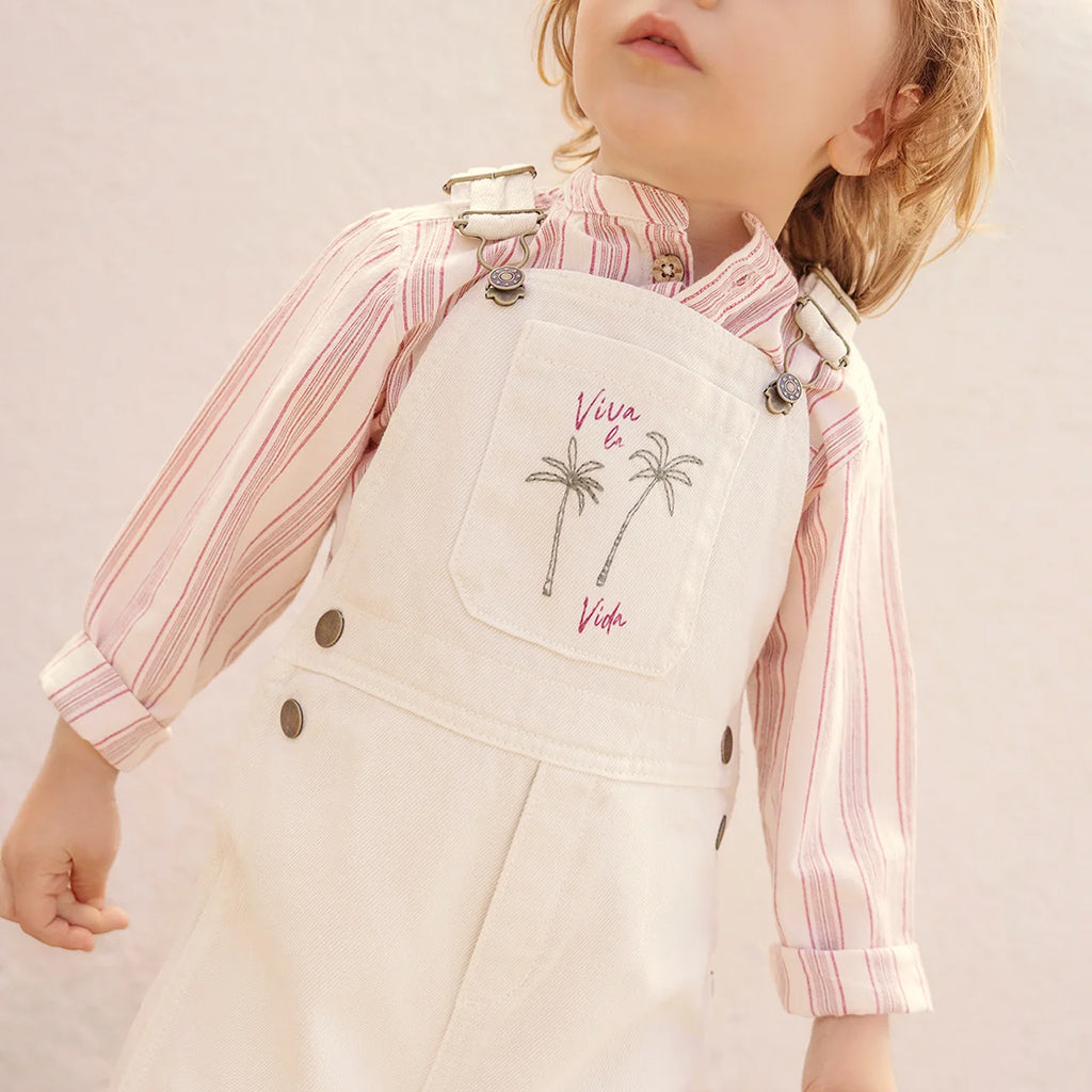 Bonton Baby Never Shirt Viva Red Stripes