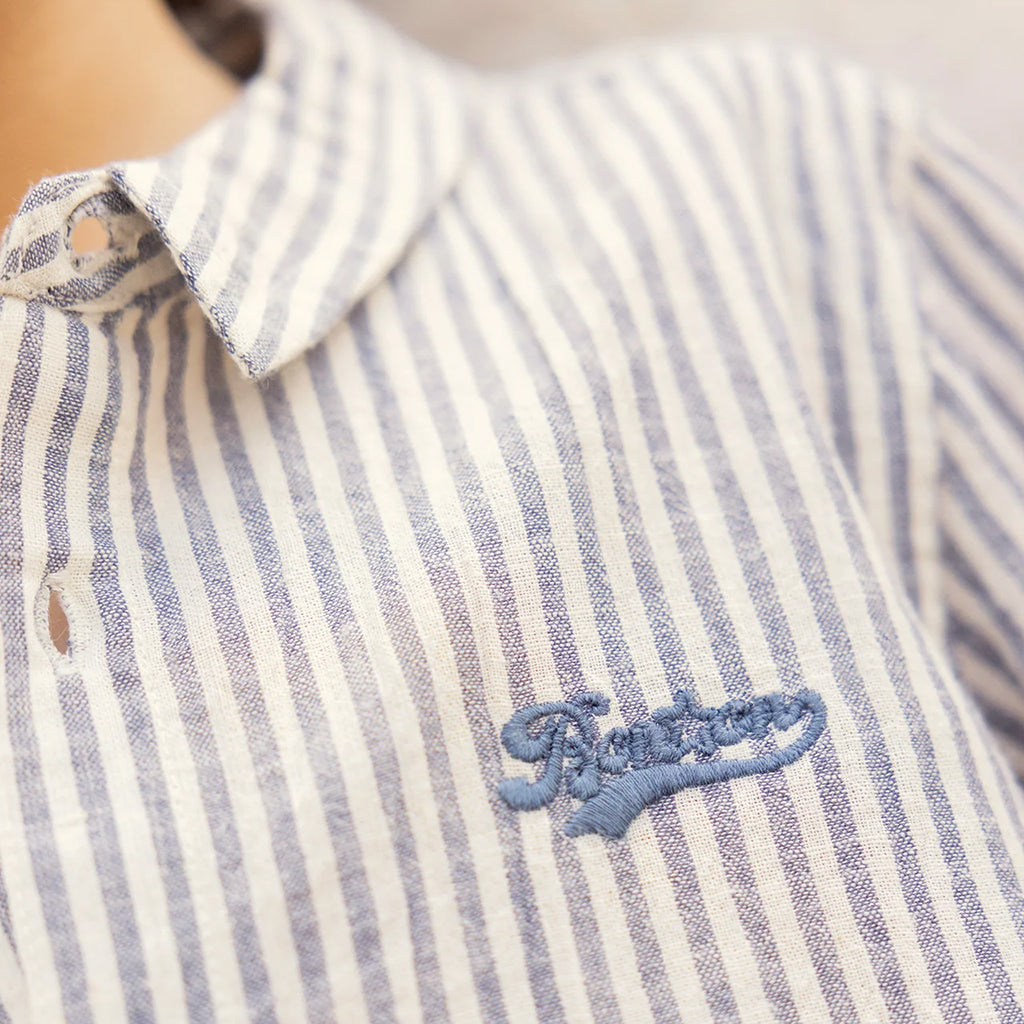 Bonton Baby Nathan Shirt Summer 81 Blue Stripes