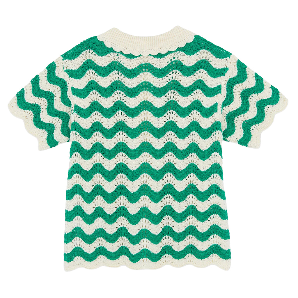 Bonton Child Ninon Cardigan Green Paradise
