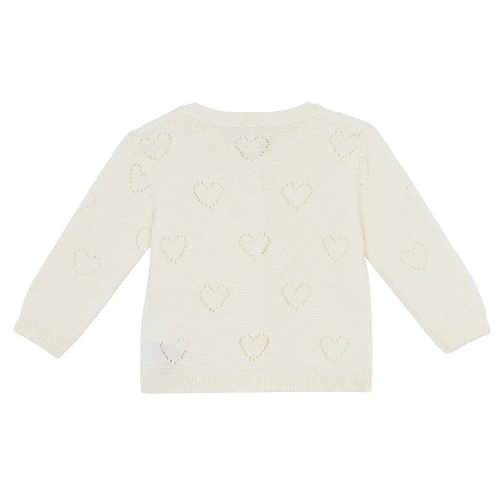 Bonton Baby Lilet Cardigan Ecru Cream